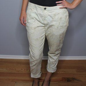 Light Floral Pants - Marrakech by Anthropologie